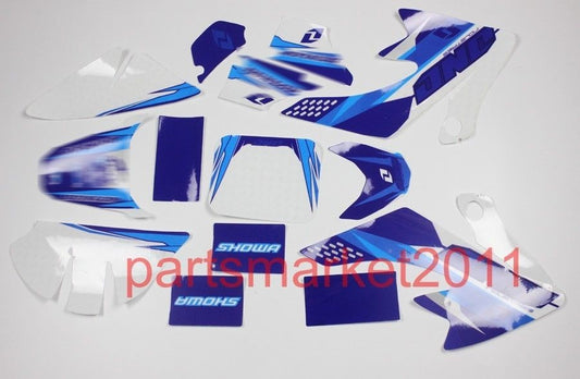 3M Blue Emblems Decals Graphics for Honda CRF50 50CC 70CC 110CC 125CC Pit bikes