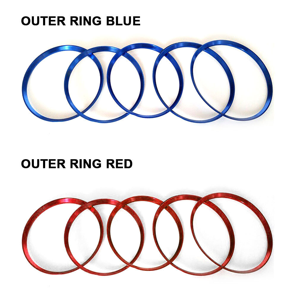 Car Air Outlet Sticker Red Ring Auto Styling for Mercedes Benz A B GLA CLA Class