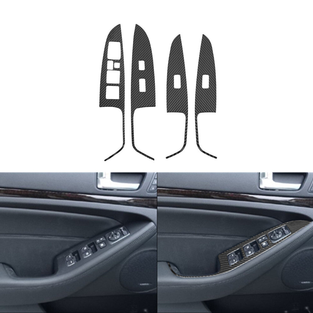 Carbon Fiber Interior Full Sets Cover Trim Kit for KIA Cadenza 2014-2016