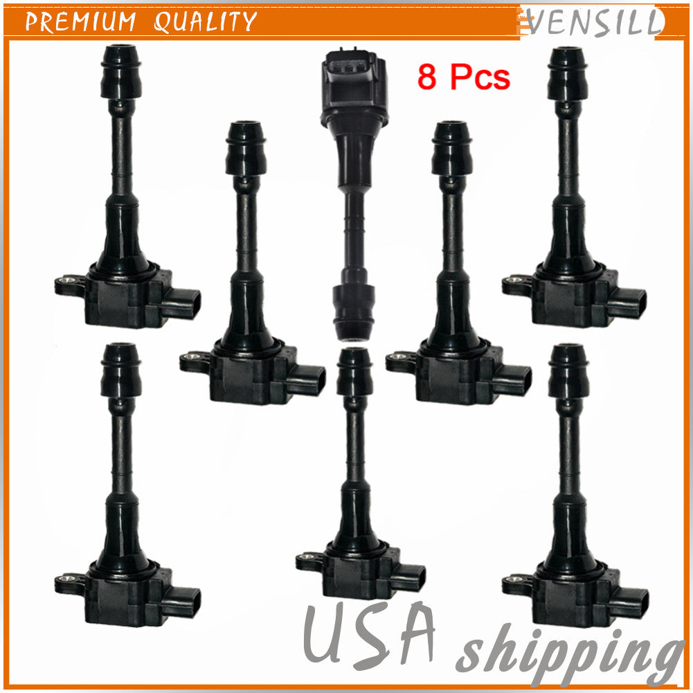 Set of 8Pcs Ignition Coil 22448-AR210 for Infiniti FX45 Q45 M45 4.5L 2003-2010