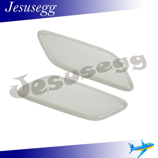 Pair Left Right Headlight Washer Jet Cover Cap for Honda for CR-V MK3 2010-2012
