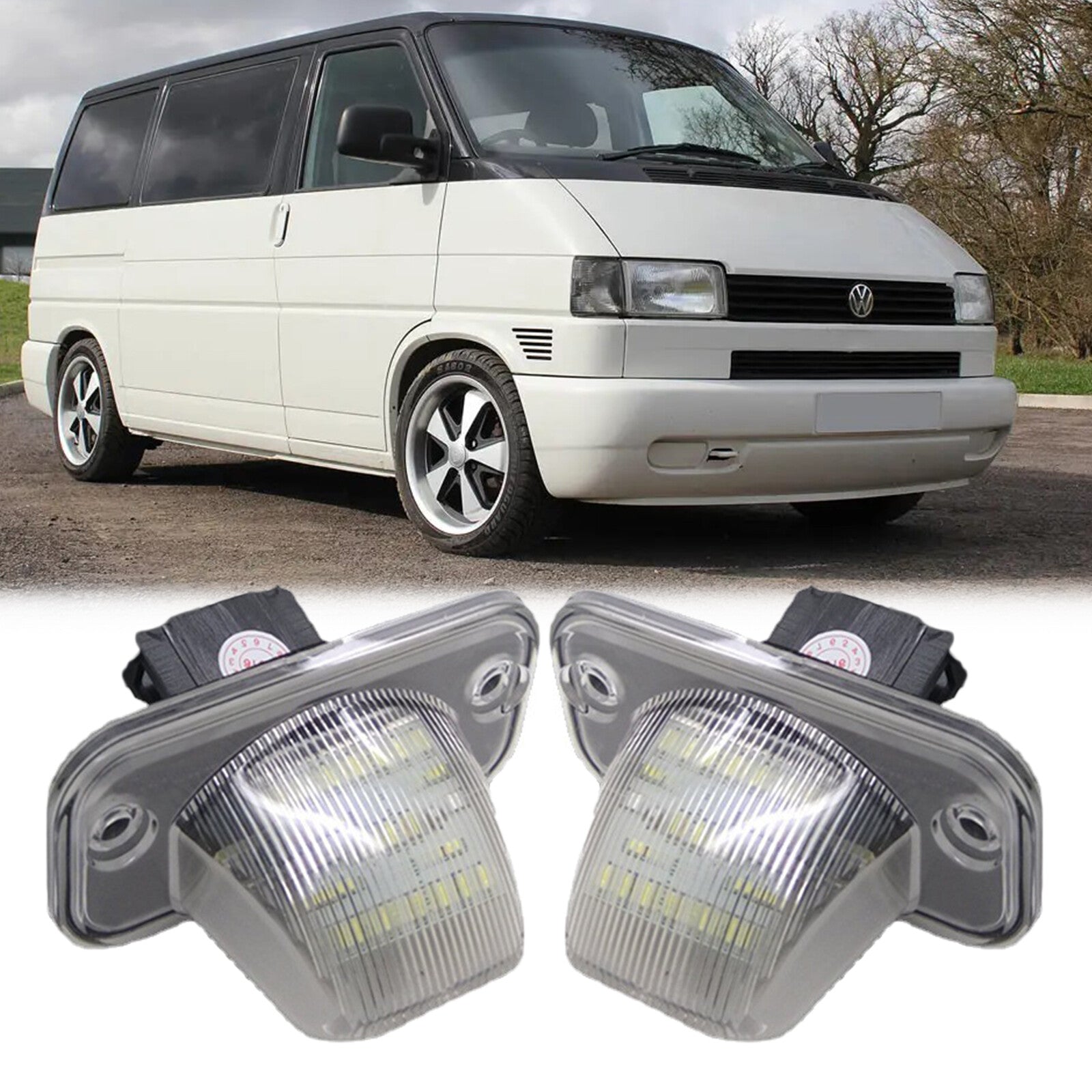 LED Number License Plate Lights for VW T4 Transporter for Passat for Jetta Caddy Touran