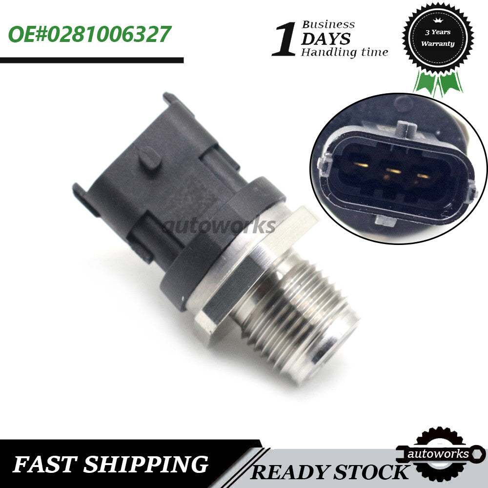 Fuel Rail Pressure Sensor Fits for Dodge Diesel 6.7L 0281006327 2007-12