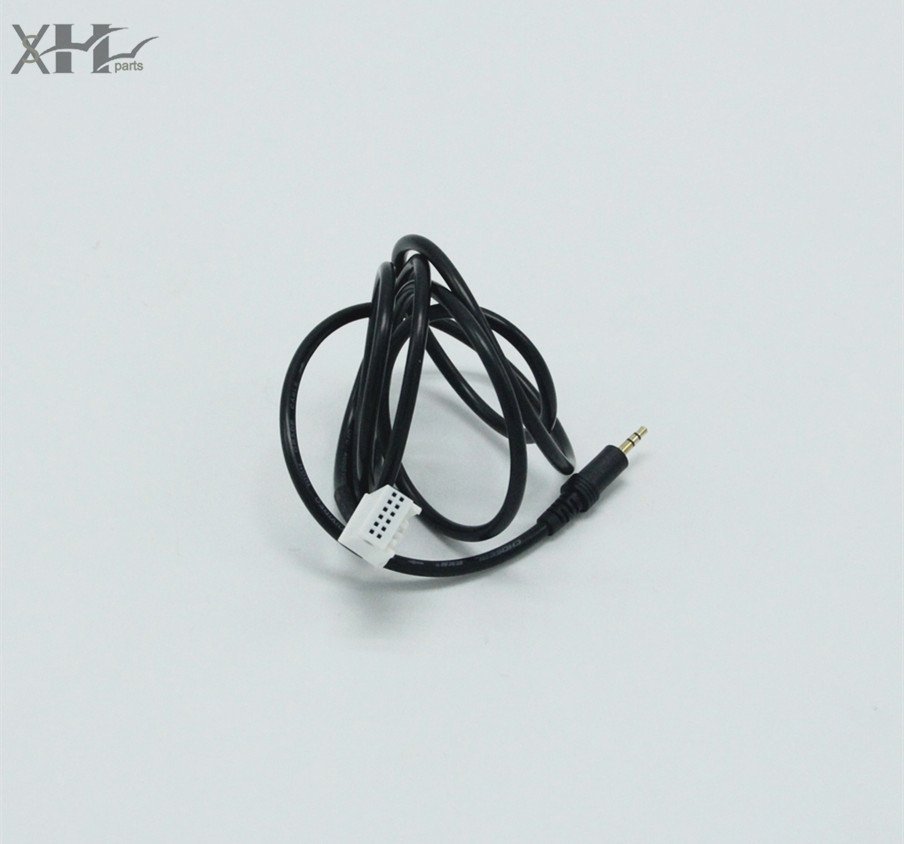 1.5M AUX-In Cable Wire Harness & 3.5mm Plug RCD510/RNS510 Fit for VW for Jetta for Golf