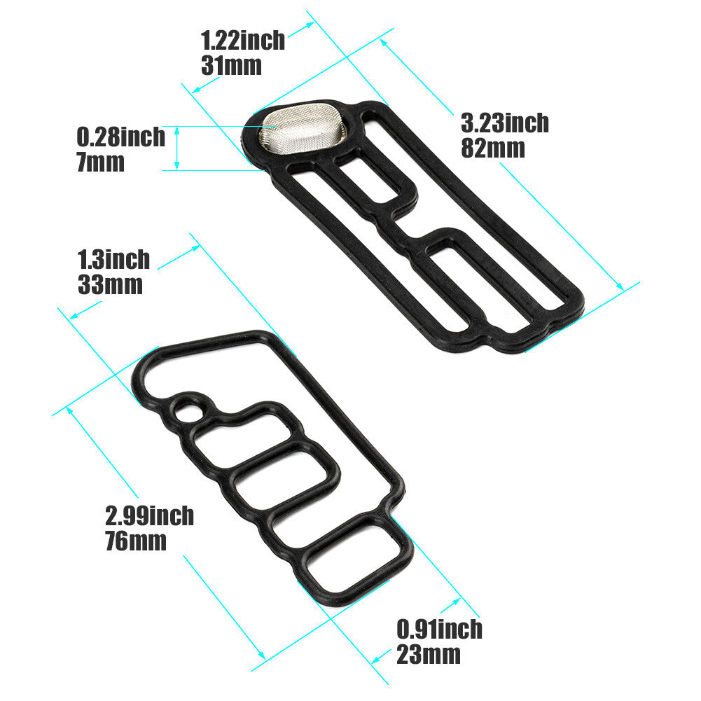 20x 15815-R70-A01 15845-R70-A01 Cylinder Head Solenoid Valve Gasket for VTEC, suitable for Honda .