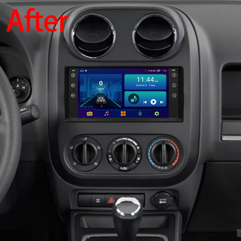 Android Auto Carplay for Jeep Compass 2009-2011 Stereo Car Radio Screen GPS Navi