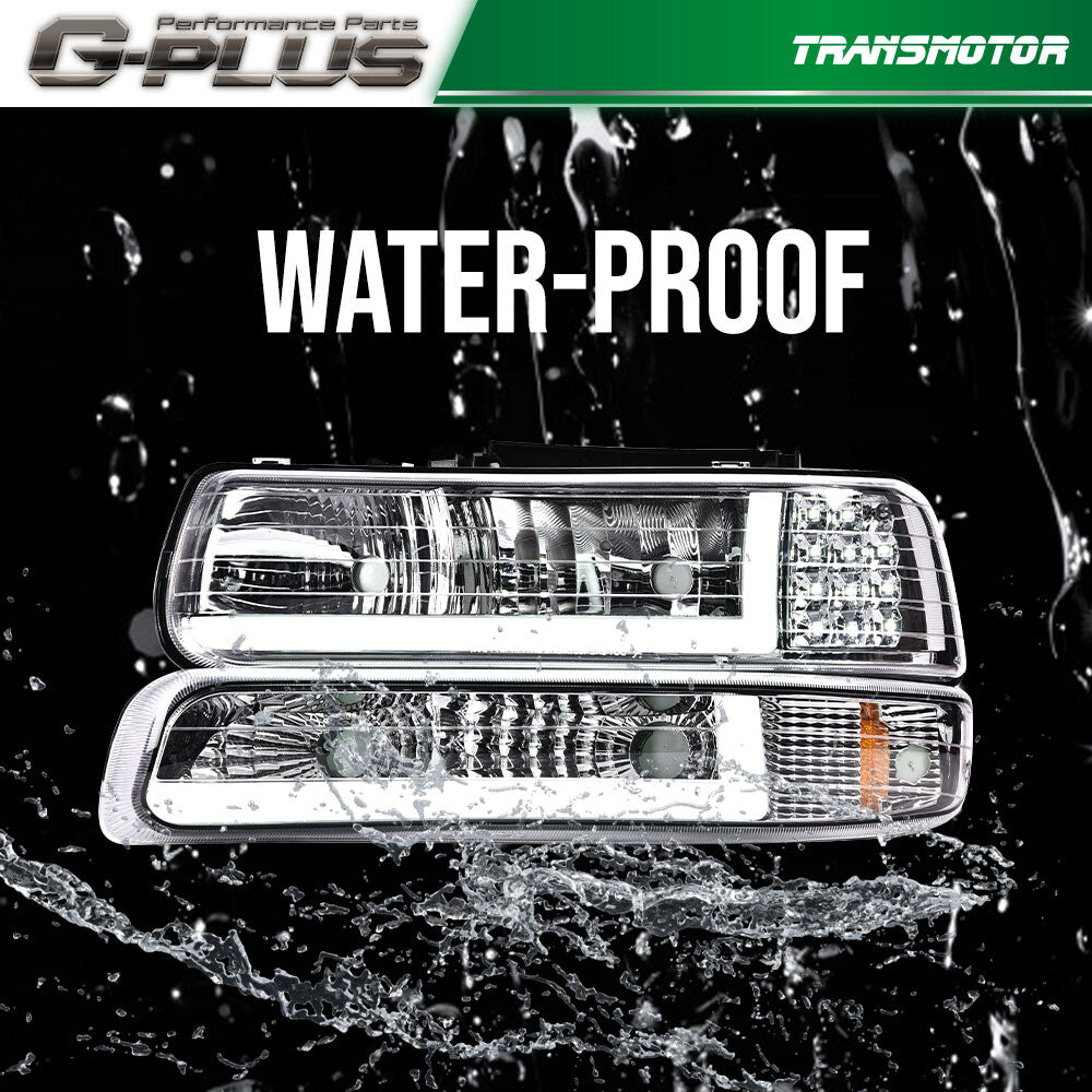 99-02 for Chevrolet Silverado / 00-06 Suburban Tahoe LED BAR DRL