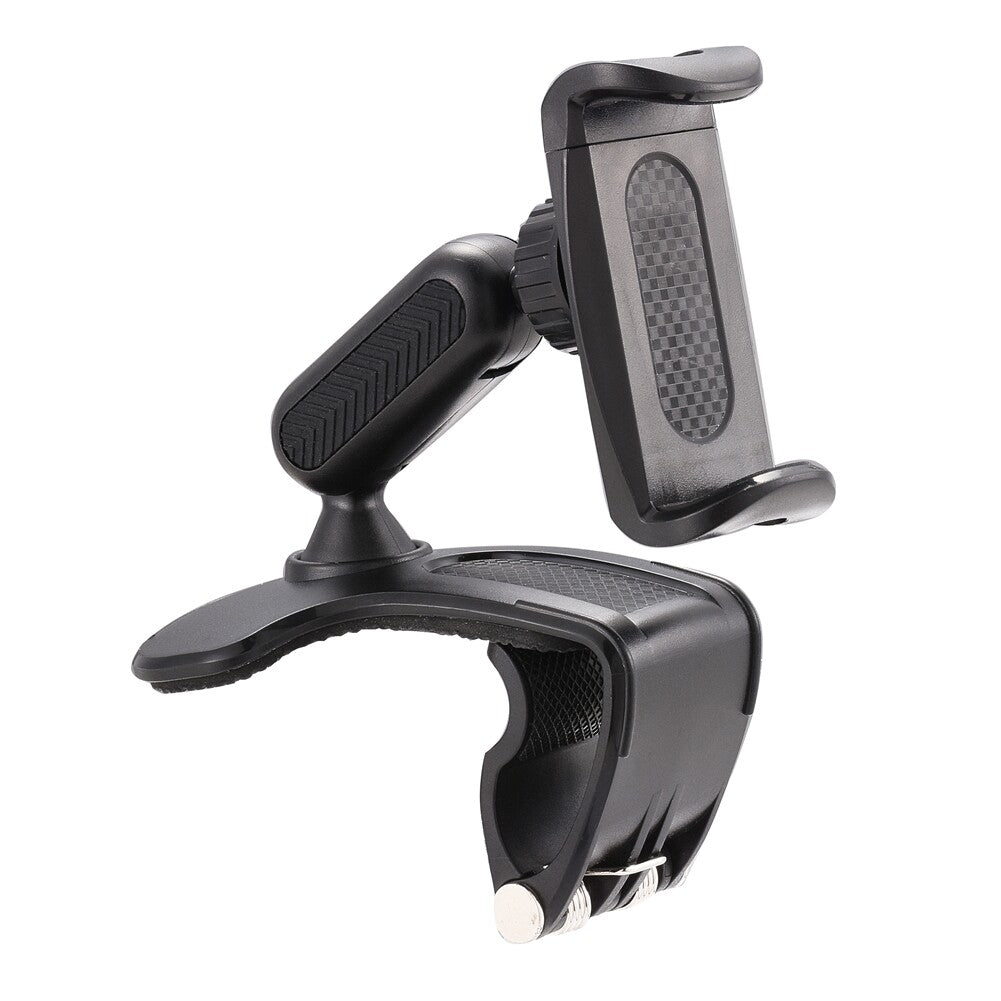 Car Phone Mount 360 Degree Rotation Dashboard Cell Phone Clip Mount Mobile GPS
