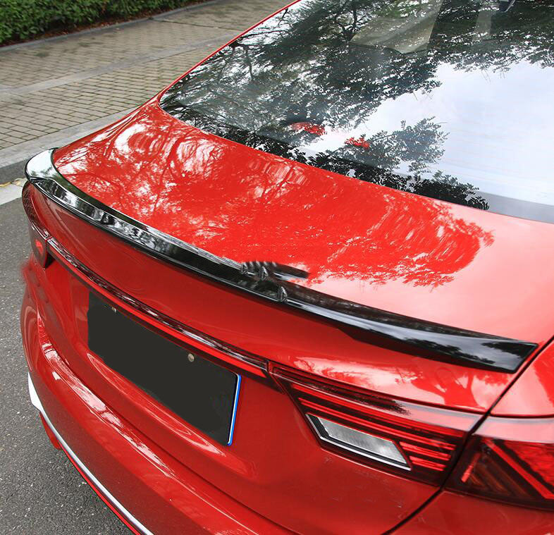 for Kia Forte Cerato 2019-2021 Bright black ABS Rear Tail Trunk Spoiler Wing Lip