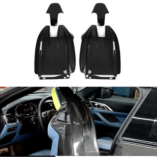 Two sets of fully dry carbon fiber front and rear for seat upholstery suitable for BMW M3, G80, M4, G82, G83