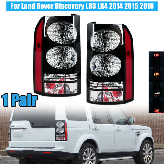 1 Pair Tail Light Rear Brake Lamp for Land Rover Discovery LR3 LR4 2014-2016