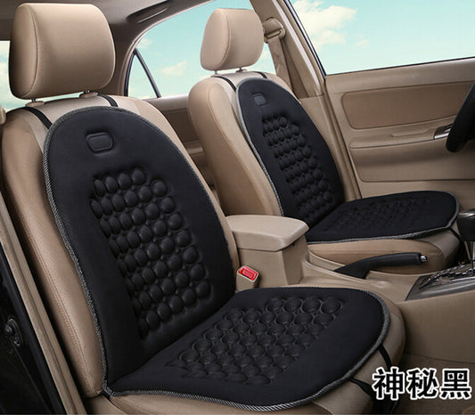 1Pair Black Car for Seat Cushion Therapy Massage Padded Bubble Foam Chair for Seat Cover