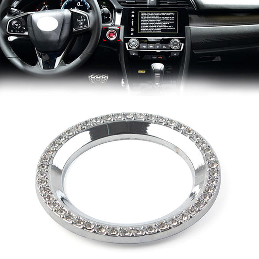 Start Engine Ignition Button Diamond Cover Trim for Honda for Civic 10th Generation