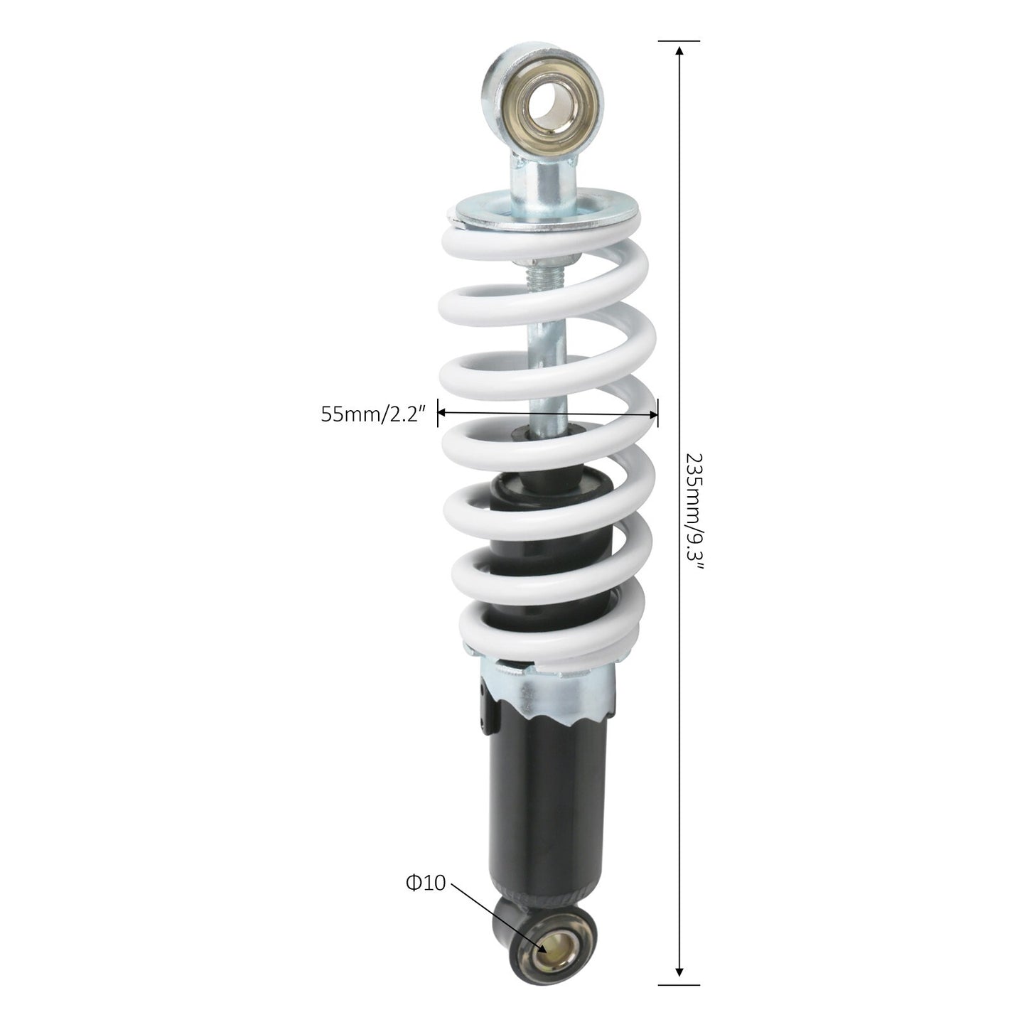 2-Piece 235mm 9.3-inch Rear Shock Absorber for All-Terrain Vehicles, Four-Way Off-Road Bikes, Go-Karts, for Mini Bikes - Cooler
