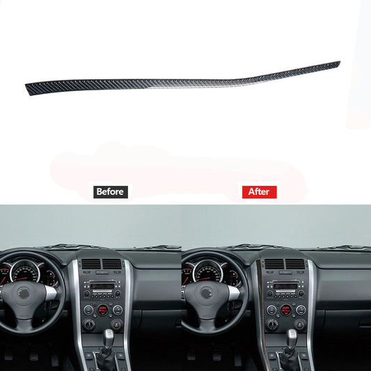 Carbon Fiber Center Console ( Left ) Strip Cover Trim for Suzuki Grand Vitara