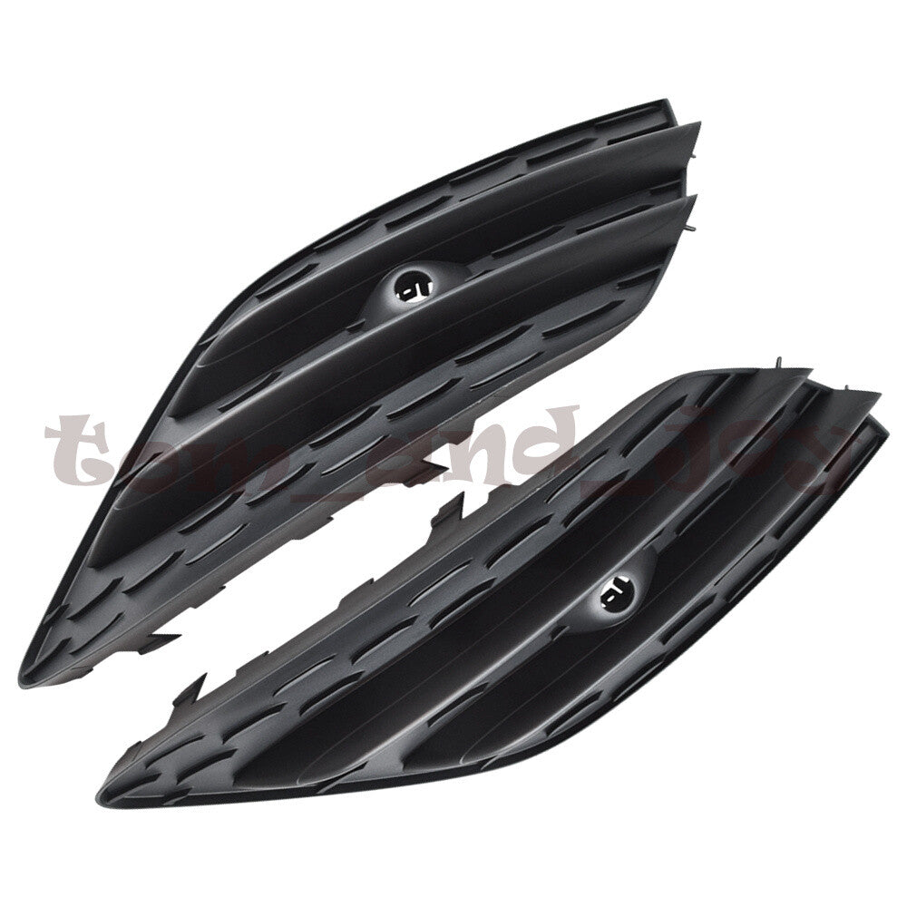 2pcs Right+Left Side Front Bumper Lower Grill Black for Mercedes CLA W118