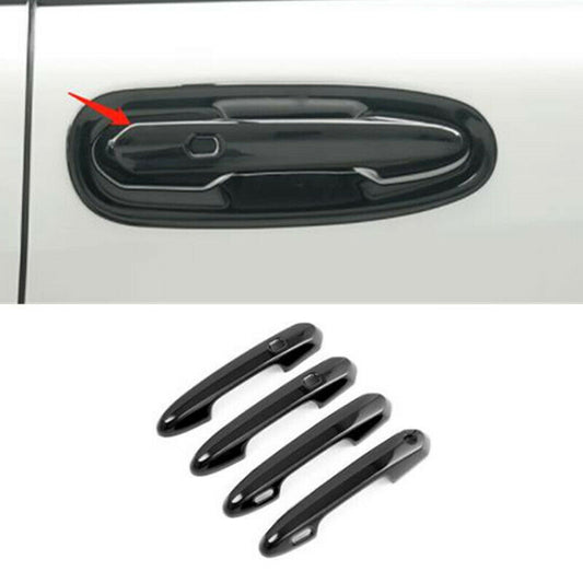 Glossy Black Exterior Door Handle Molding Cover Trim for Toyota for Sienna 2021-2023