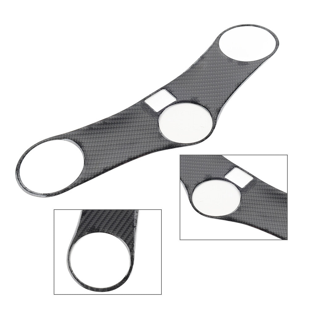 Triple Tree Top Clamp Upper Carbon 3D Decal Sticker for Honda CBR600RR 2005-2006