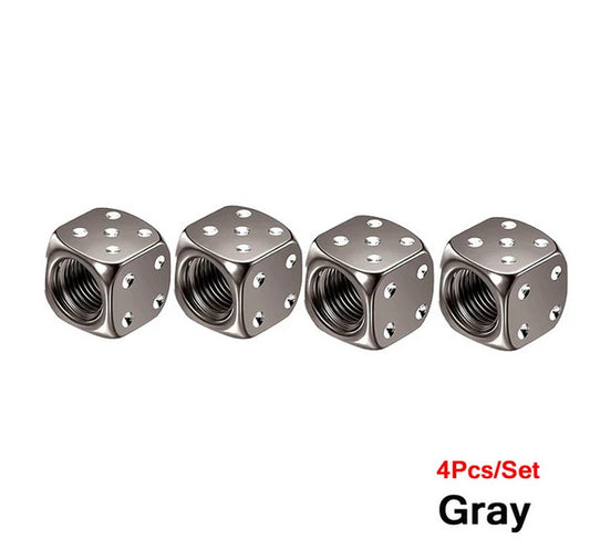 4-piece universal red tire valve cover rod air dust cover for Jeep for Mini