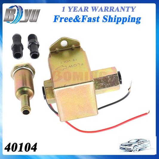 40107 Car Diesel Petrol Facet Red Top Square Electric Fuel Pump 12V 40106 40104