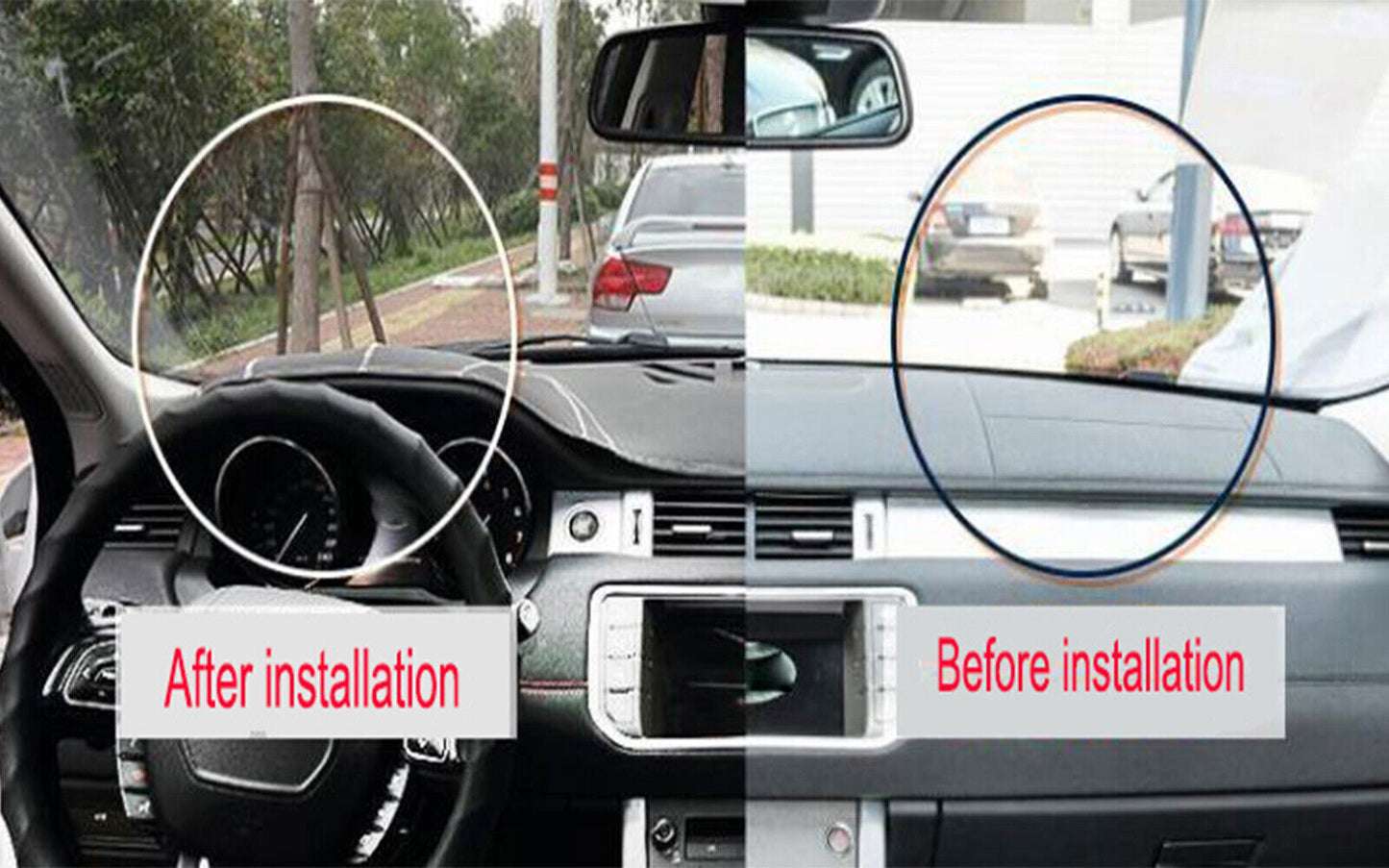 1X PU leather Dashboard Dash Mat Non-slip DashMat Sun Shade for Mazda CX-9 16-23