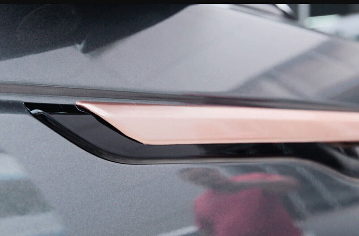 for Range Rover Velar 2018-22 ABS Rose Gold Side Fender Air Wing Cover Trim 4P