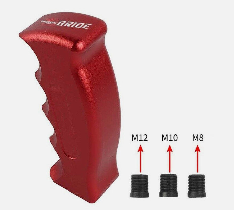 Car manual gear shift lever, bridal slotted pistol grip, red, suitable for Honda for Acura