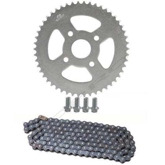 420 chain + 50T 40mm rear sprocket for CT200U for mini bicycle, Taodao all-terrain vehicle, four-wheel off-road vehicle