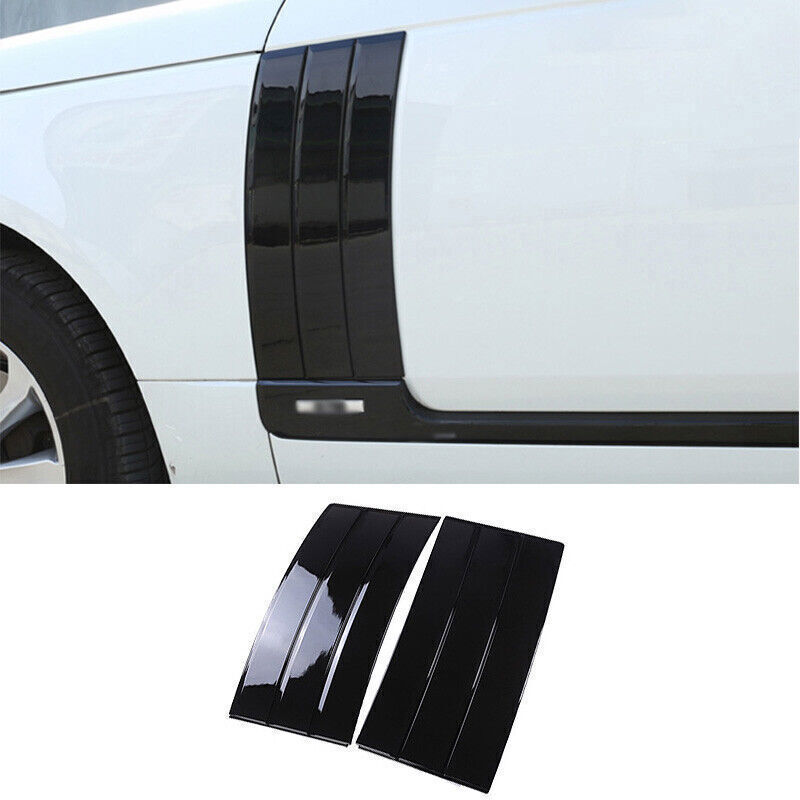 2X Piano Black Fender Side Air Outlet Cover Trim for Range Rover L405 2013-2022