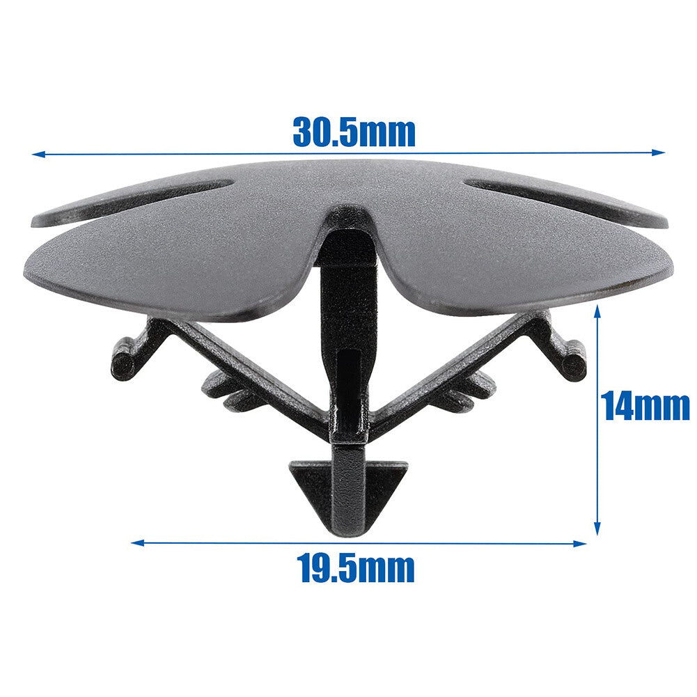 10 Car Hood Insulation Retainer Fastener Clips for Honda for Acura