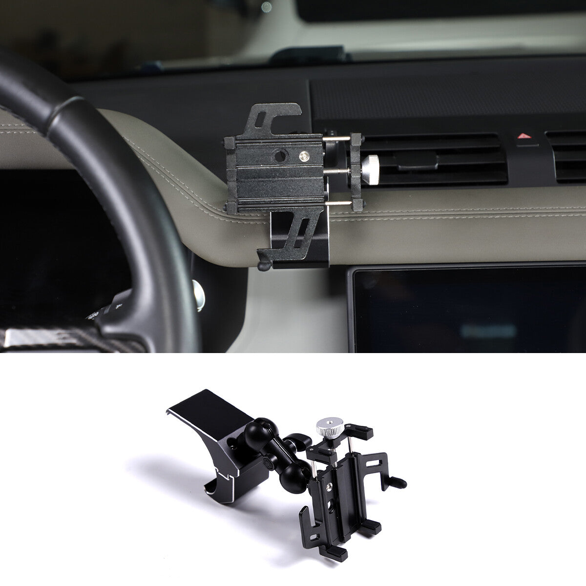 Carbon steel front fog light cover trim for Toyota FJ Cruiser 2007 - 2021