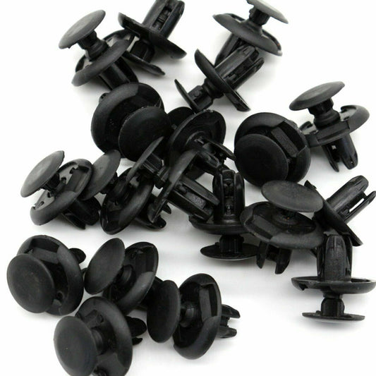 50Pcs 8mm Hole Push Type Car Trunk Clip Fender Retainer Fastener Fit for Honda for Acura