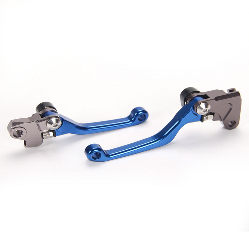 Off road Brake Clutch Levers for Yamaha YZ125 YZ250 YZ250F (2015-2022) Blue