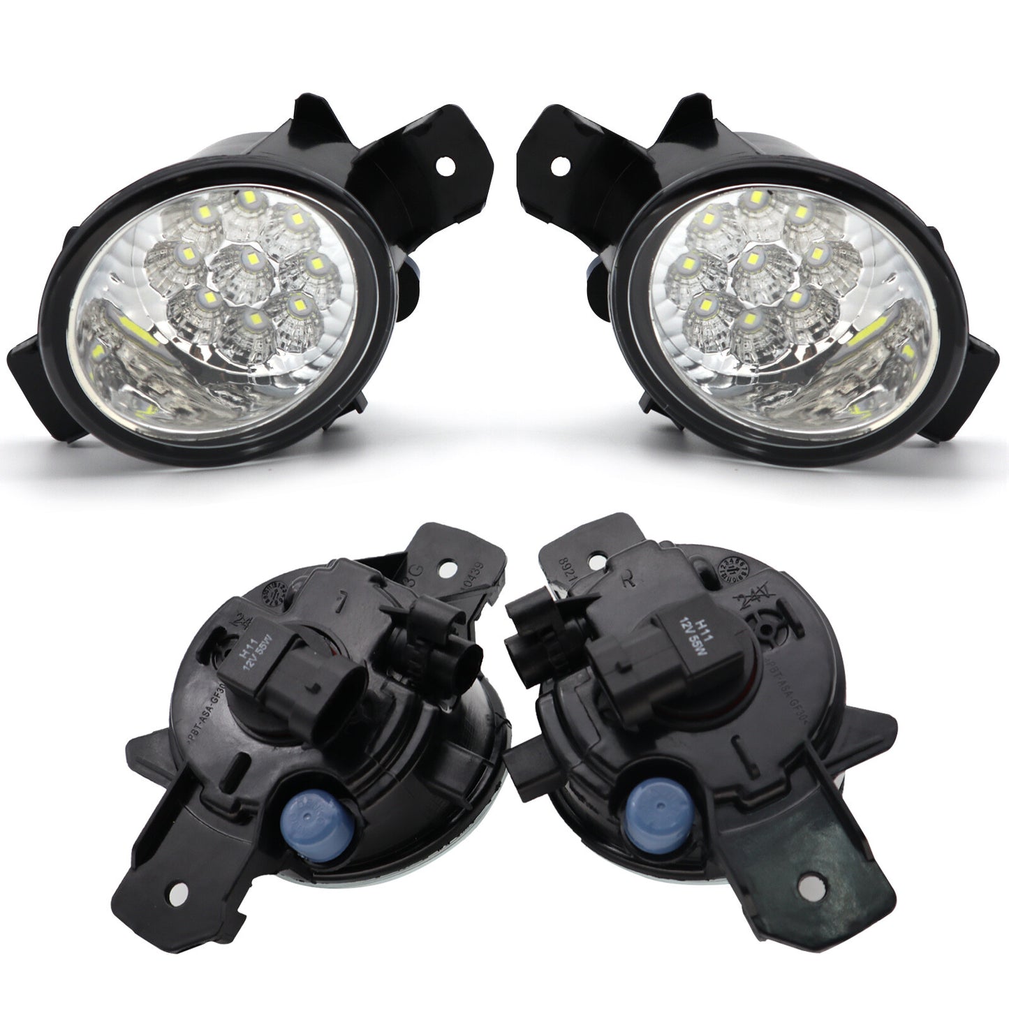 LED Front Bumper Fog Lights Lamp for Nissan Dualis J10 Pathfinder R52 Navara D23