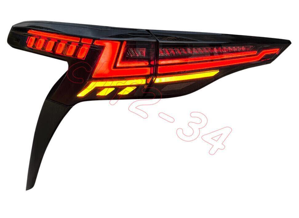 Fit for Toyota for Sienna 2021-2023 Smoke Black LED Rear Lamps Taillights Dynamic