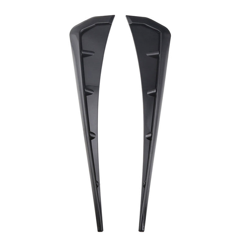 2x Black Car Air Vent Sticker Decorative Shark Gills Simulation Outlet Side Vent
