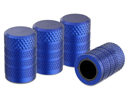 4-piece universal blue tire valve cover rod air dust cover for Honda