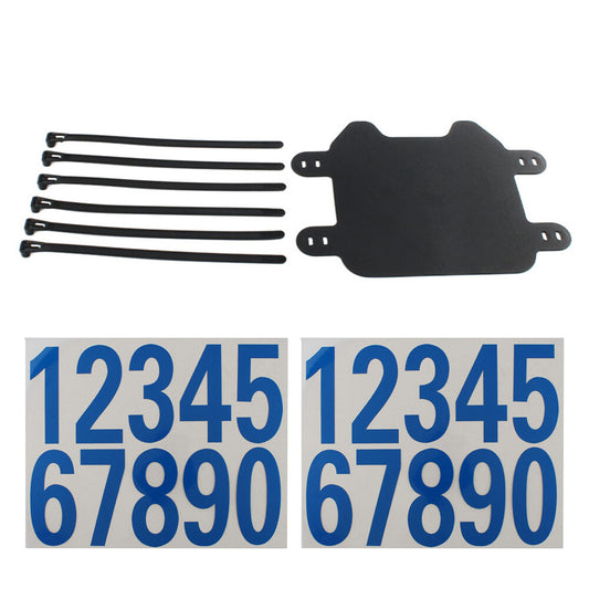 Front Number Plate W/ Blue Sticker For Sur-Ron Light Bee Electric Off-road