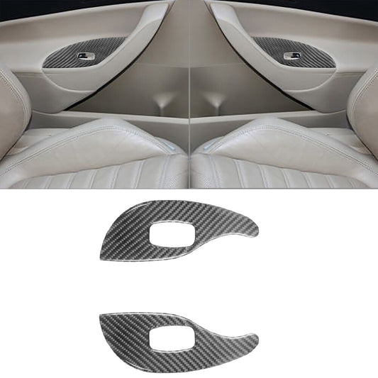 Carbon Fiber Rear Window Control Panel for Volkswagen for Passat 2006-2011