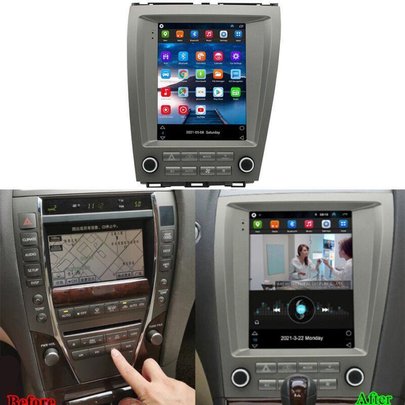 9.7 Android 10.1 Car Stereo Radio GPS for Lexus for ES ES240 ES330 2006-12 B Style