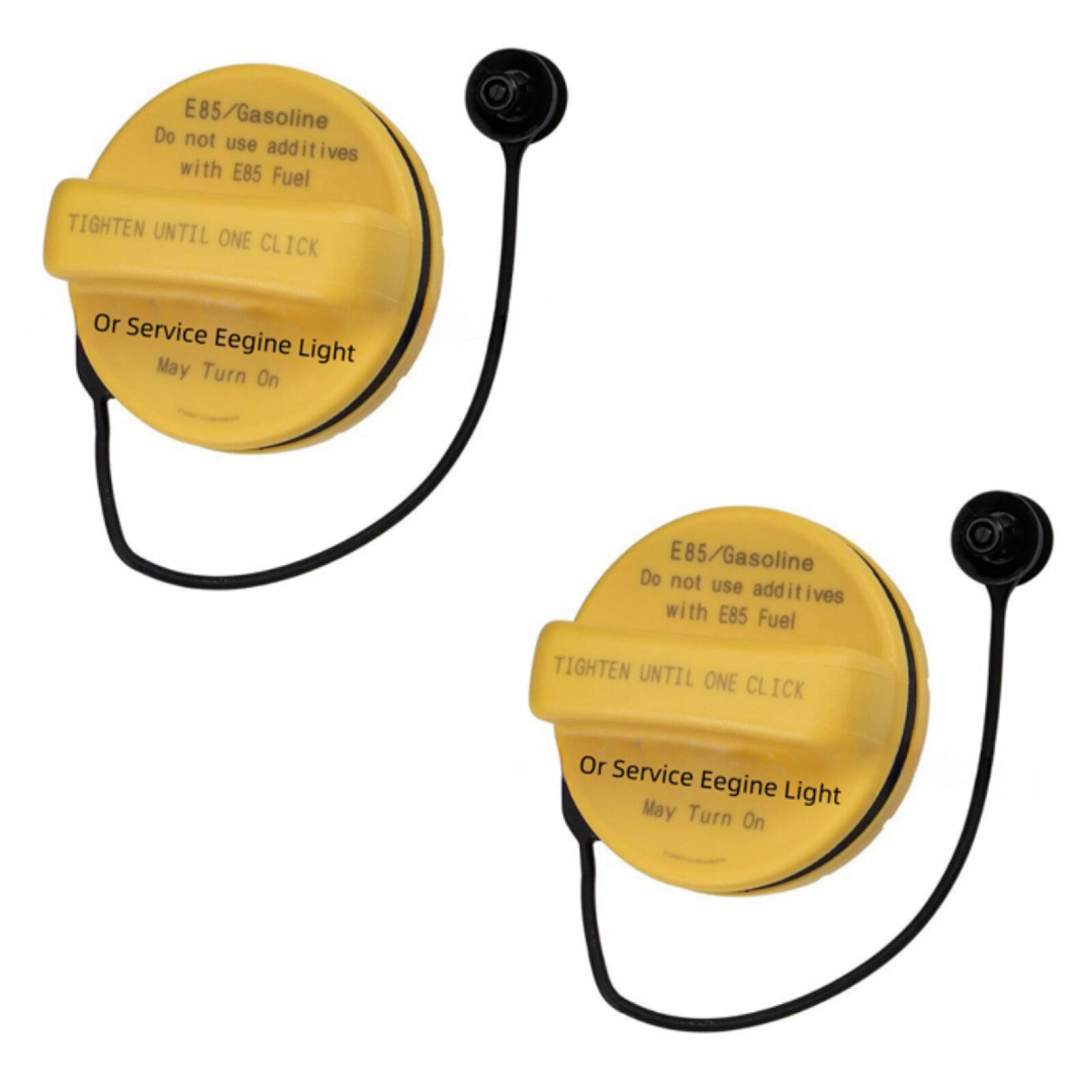 Fuel Tank Gas Cap Yellow for Chevy for GMC 2011-2020 23373281 Replacement Part D