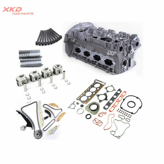 Engine cylinder head piston overhaul and rebuild kit for Audi A4 A5 Q5 CAEB CDNC