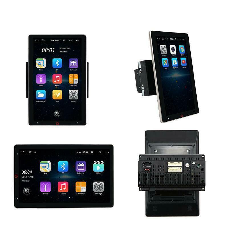 11 Android 9.1 1G+16G Rotatable Screen Car GPS MP5 Player Wifi BT Radio Video