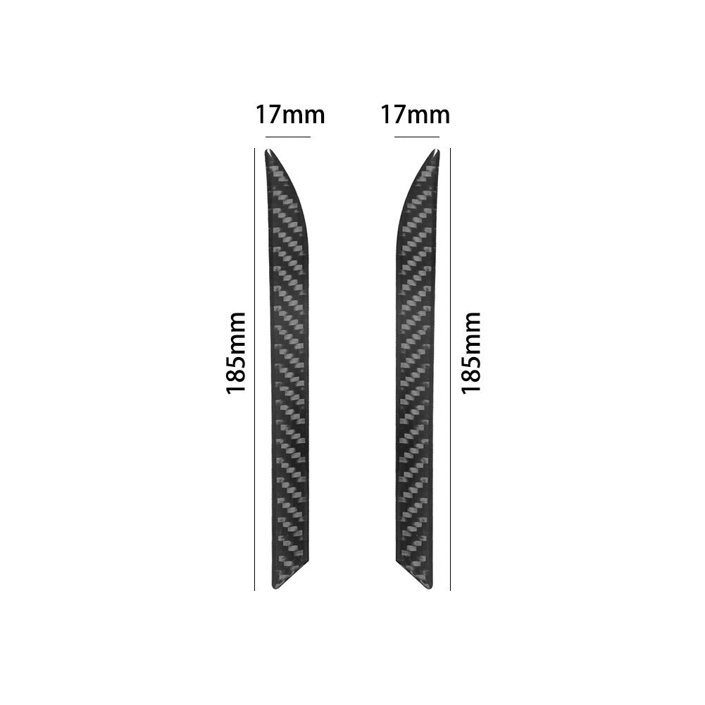 Carbon Fiber Interior Rear Door Panel Cover Trim for Volkswagen for Tiguan 2013-2017