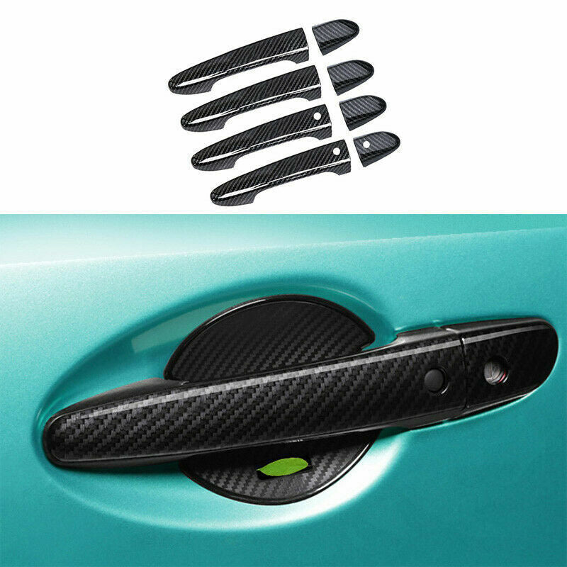 8P for Mazda 6 Atenza 2014-16 Carbon Fiber Outside for Smart Door Handle Cover Trim