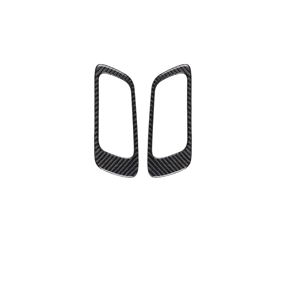 Carbon Fiber Interior Rear Door Handle Trim Panel for Ford Explorer 2011-2014
