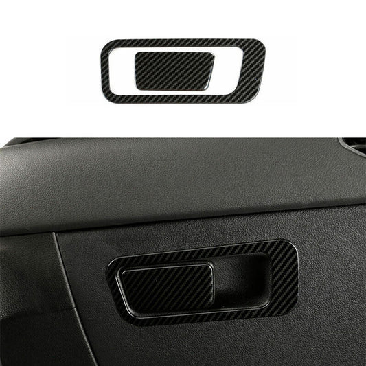 for Hyundai Sonata 2020-2023 Carbon Fiber for Co -Pilot Storage Box Handle Cover Trim