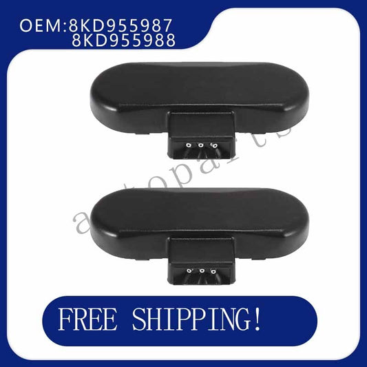 Pair Windshield Washer Nozzles Spray Jet 8KD955987 8KD955988 for Audi A4L