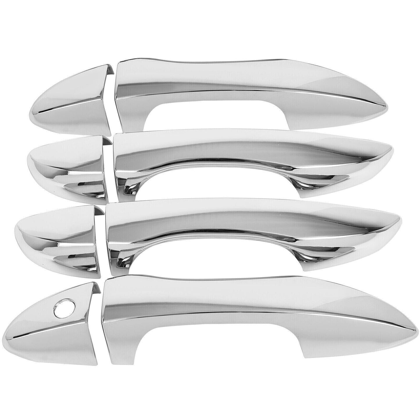For 14-19 for Toyota for Corolla ABS Chrome Outside Door Handle Moulding Cover Trims 8X