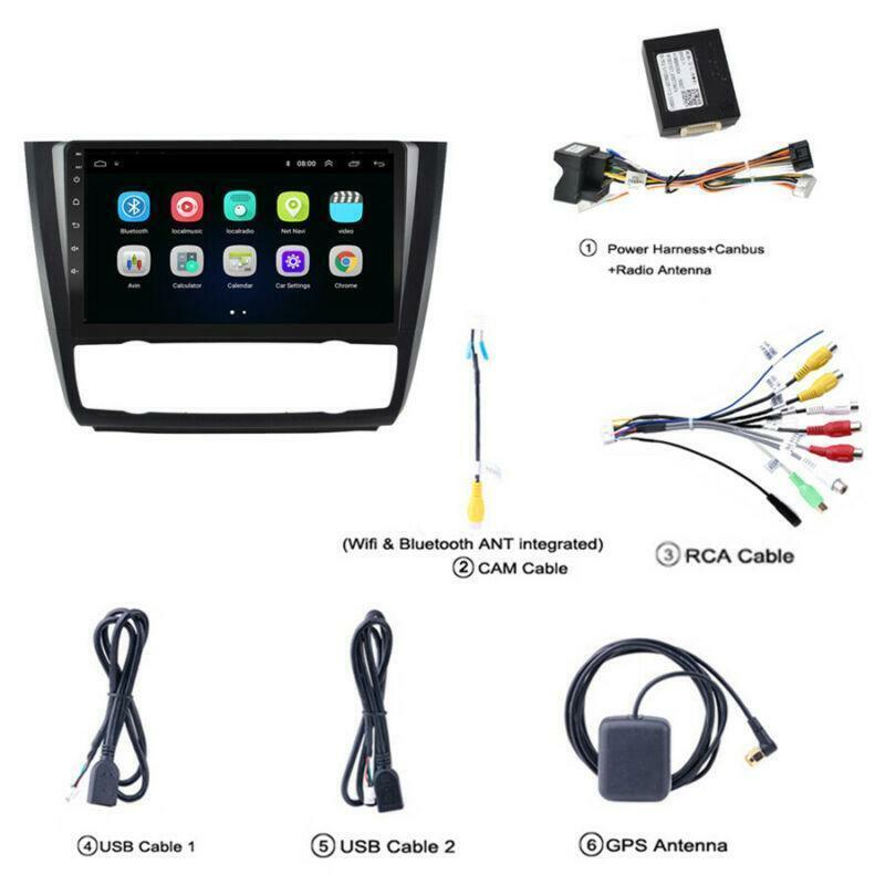 2004-2011 for BMW 1-Series E88 E82 E81 E87 Stereo Radio GPS NAVI 9 Android 10.1